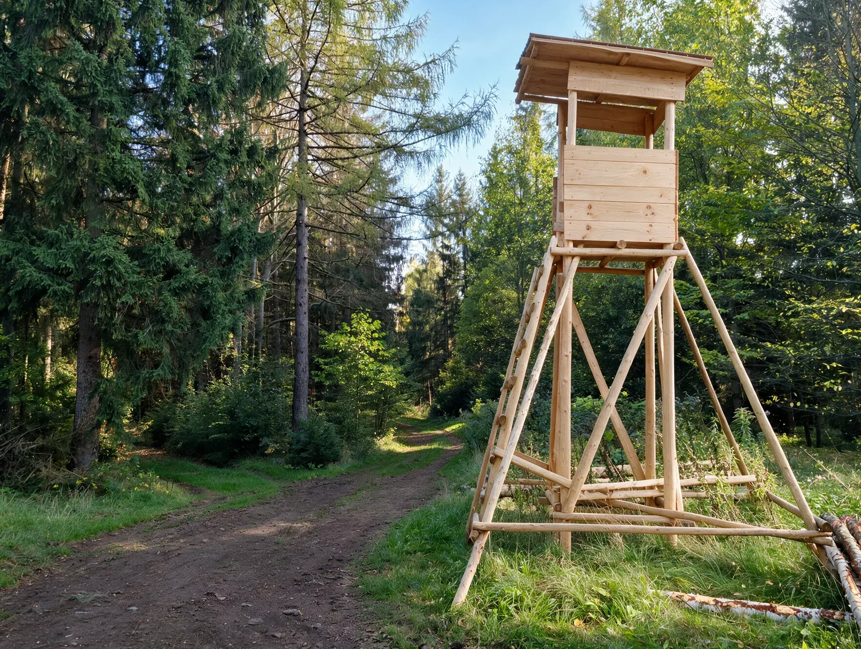 Hochsitz im Wald