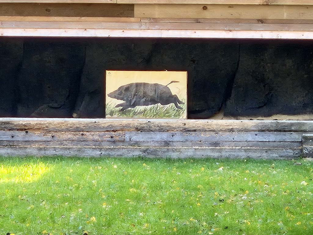 Zielanlage auf der Schießbahn